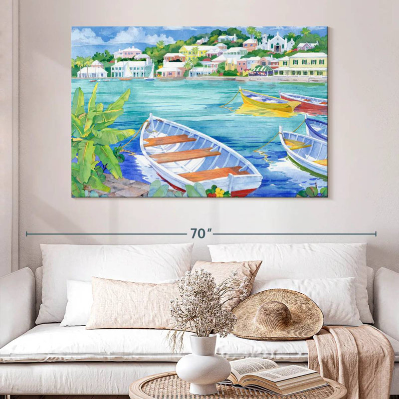 Mehar St. George Harbor, 34" H x 51" W