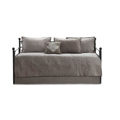 Premium Reversible Cotton Bedding Sets, Dark Grey Modern Design For Home