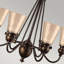 Vancamp 6 - Light Shaded Chandelier