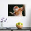 Curious Orange Monkey Abstract Contemporary Monkey Forest Landscape Wall Art Print by Carles Just - Print-945314342