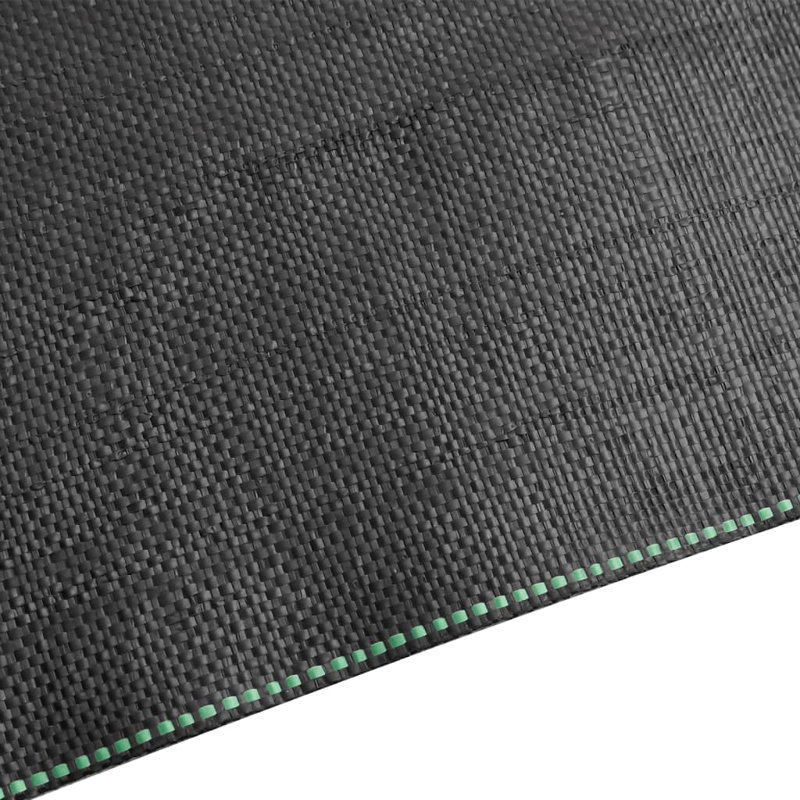 Vidaxl Weed Membrane Black 0.5X50 M PP, 1000cm W x 50cm D
