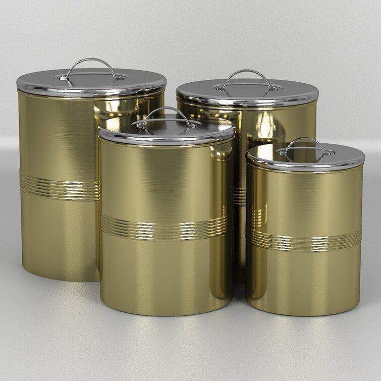 Mint Pantry® 4 Piece Kitchen Canisters & Storage Jars Set & Reviews