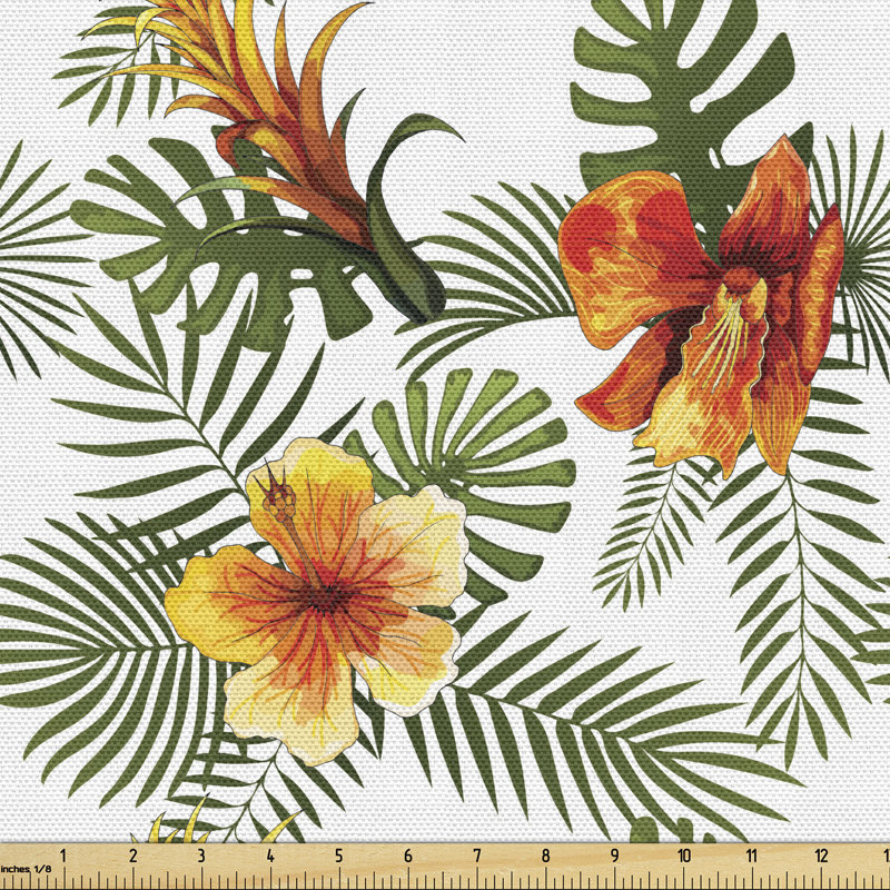 Tissu d'hibiscus, l 58 po x L 108 po