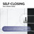 EV Series 55in. - 66in. W x 72in. Frameless Hinged Glass Shower Door | 1 Inches Width Adjustment for Each Size | 3/8 in. Thickness Tempered Clear Glass | Adjustment Uneven Walls-120357062-122499501