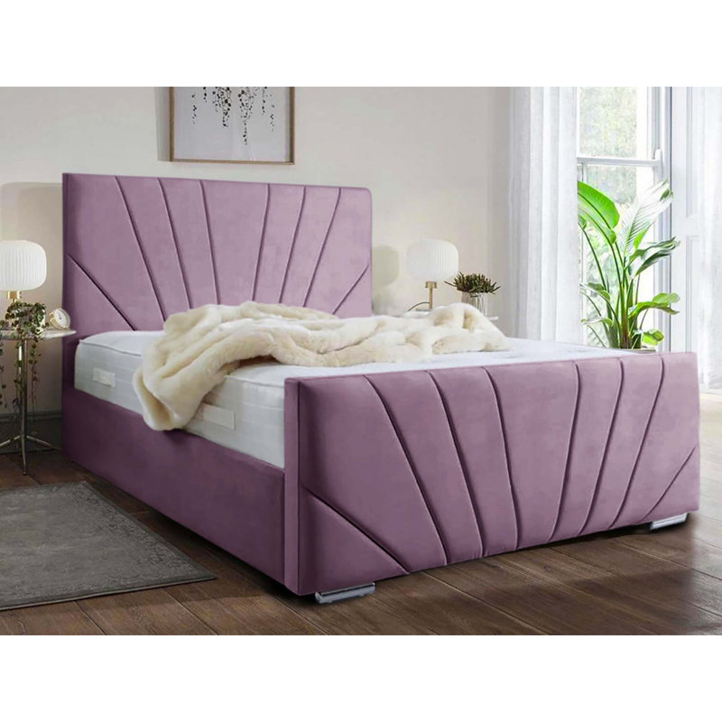 Ebenezer Chappory Storage Bed, Lilac, Single (3')