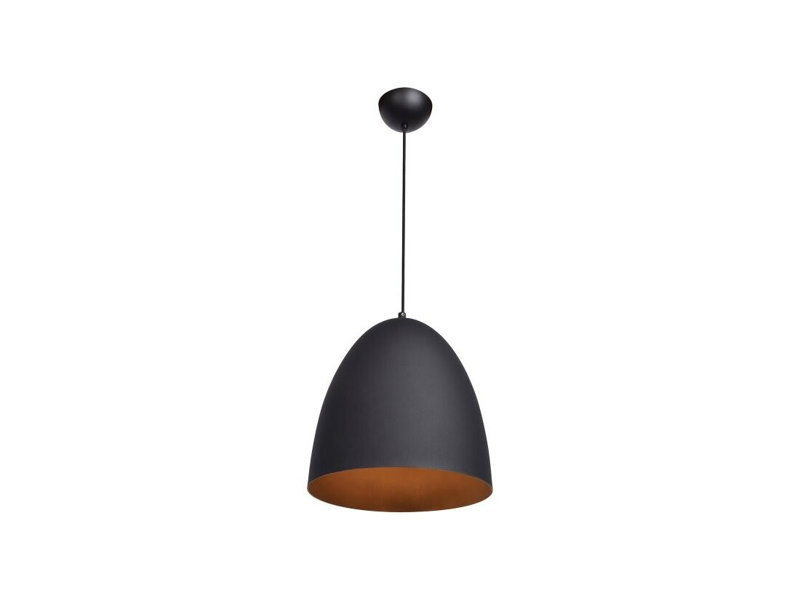 6A54B6BE23174F1C824DD35336B4AC6E Luminaire suspendu DEL Nostalgia finition noir mat, Oui