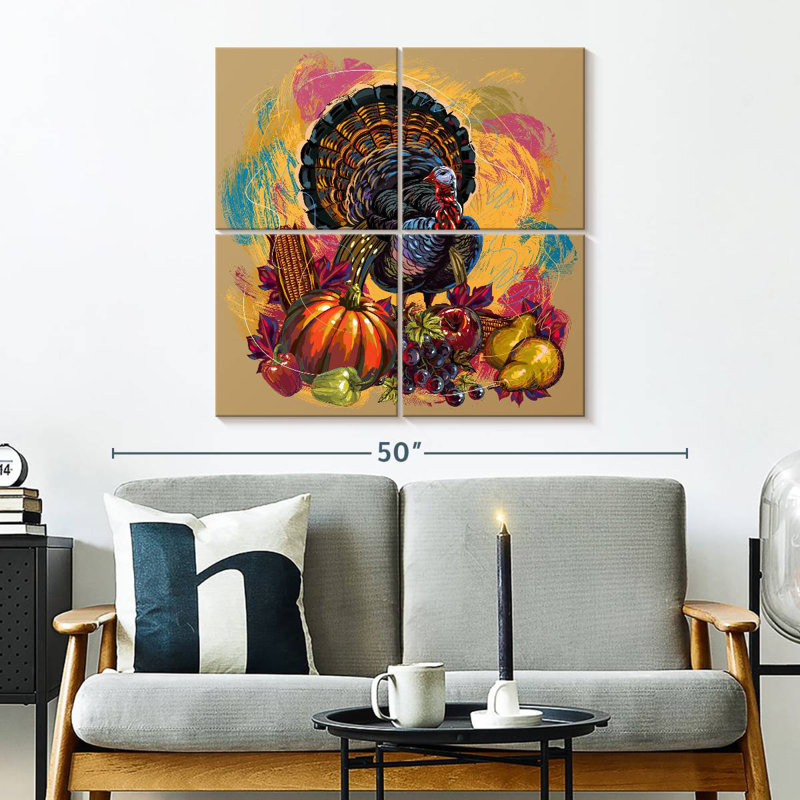 Lelend Thanksgiving Dinner Staples, 32" H x 32" W