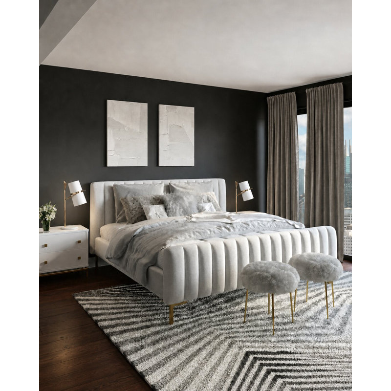 Lampe de table Barcus 2 lumières dorées avec base en marbre et abat-jour