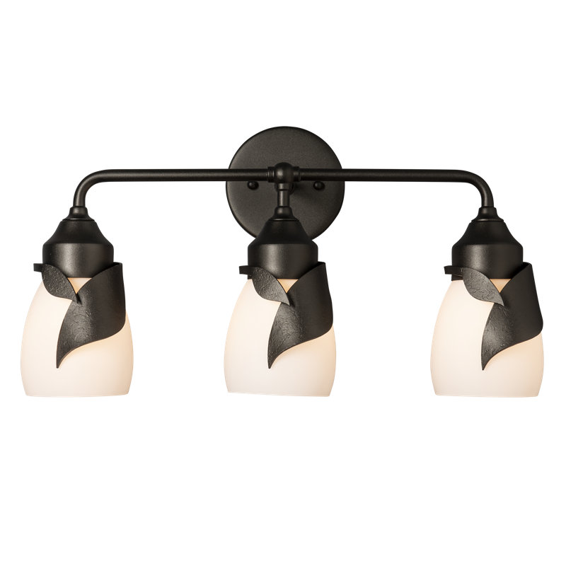 Lapas 3 - Light Dimmable Vanity Light, Opal White, Oil Rubbed Bronze