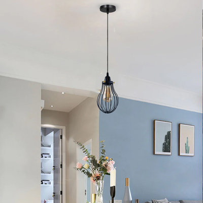 Manzer 1 - Light Black Geometric Pendant