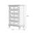 Nut-brown Solid + Manufactured Wood Accent Cabinet
