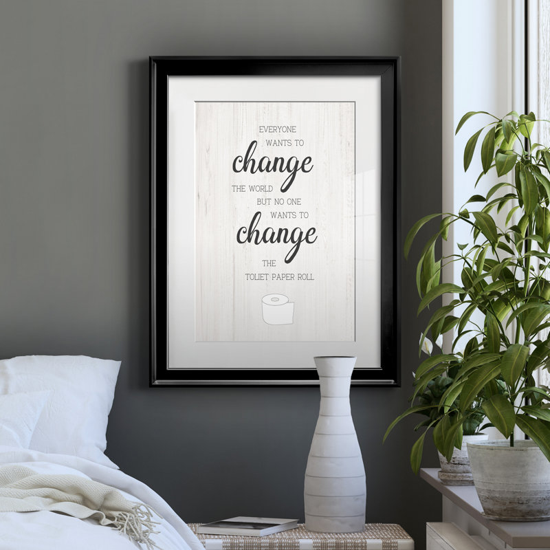 Changez le rouleau - Impression de cadre photo sur papier, H 18,5 po x l 24,5 po x P 1,5 po, Papier encadré noir