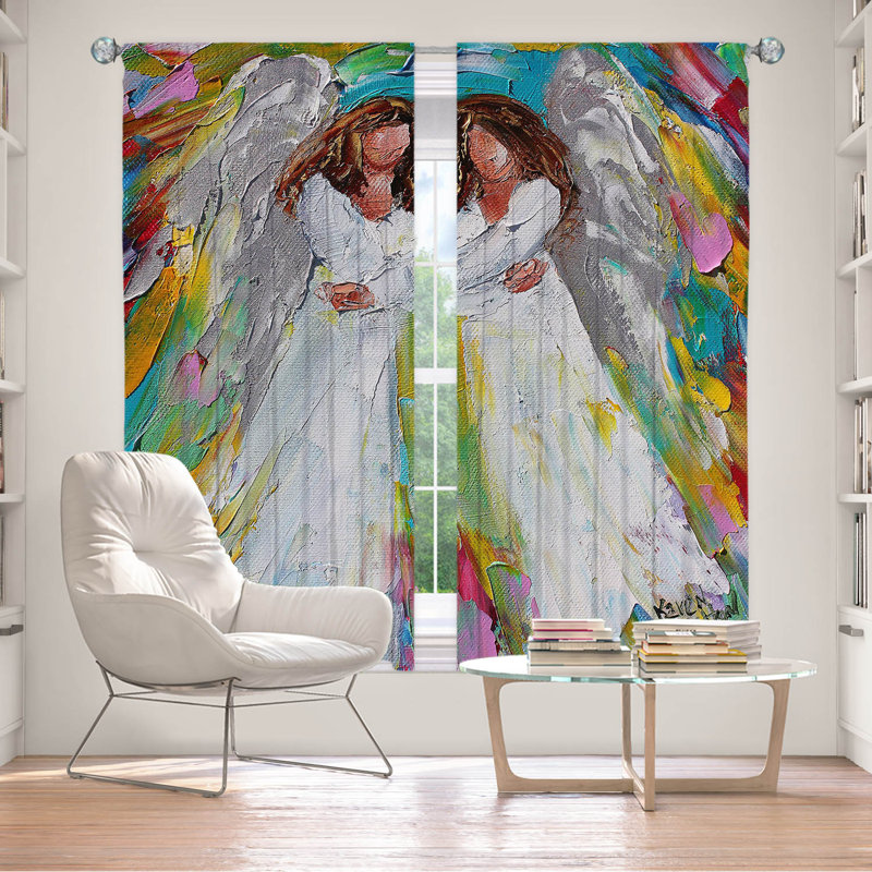 Ensemble de rideaux en polyester 2 pièces, L 40 po x L 82 po