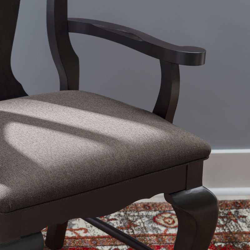 Chaise avec accoudoirs en hêtre massif Andreka