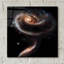  «Interacting Galaxies Arp 273» par l'art mural en verre télescope Hubble de la NASA-1039101528