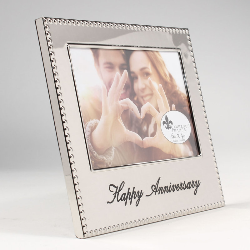 Mather Silver Metal Matte Picture Frame
