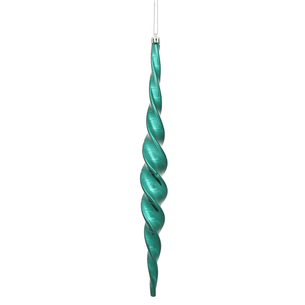 15" Shatterproof Finial Ornament, Sea Blue