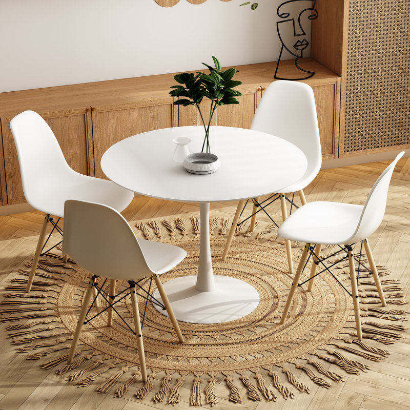 Ensemble repas pour 4 personnes Kinlow, H 29 po x L 39,5 po x l 39,5 po