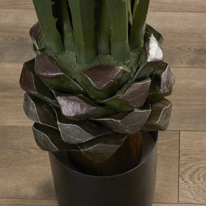 132.08cm Faux Succulent Plant in Planter