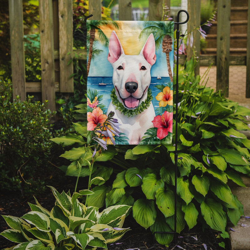 Drapeau de jardin en polyester double face H 15,5 po x l 11,25 po