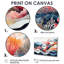 Avionce, oursin coloré dans le paysage de corail II-685421076-685421079-685421065
