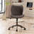 Maddoux Armless Swivel Office Chair Faux Leather Upholstered Waterproof Desk Chair Ergonomic Adjustable Computer Chair-215294539