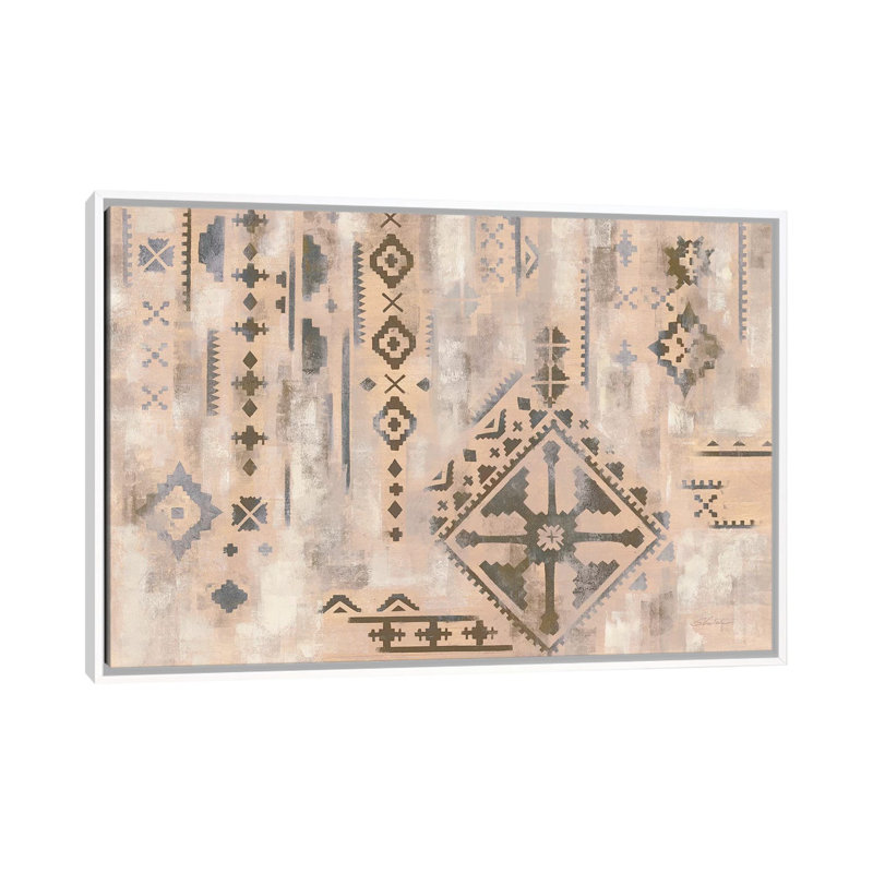«Scandanavian Mood I Neutral» par Silvia Vassileva - impression d'art graphique, White Framed, Pas de tapis