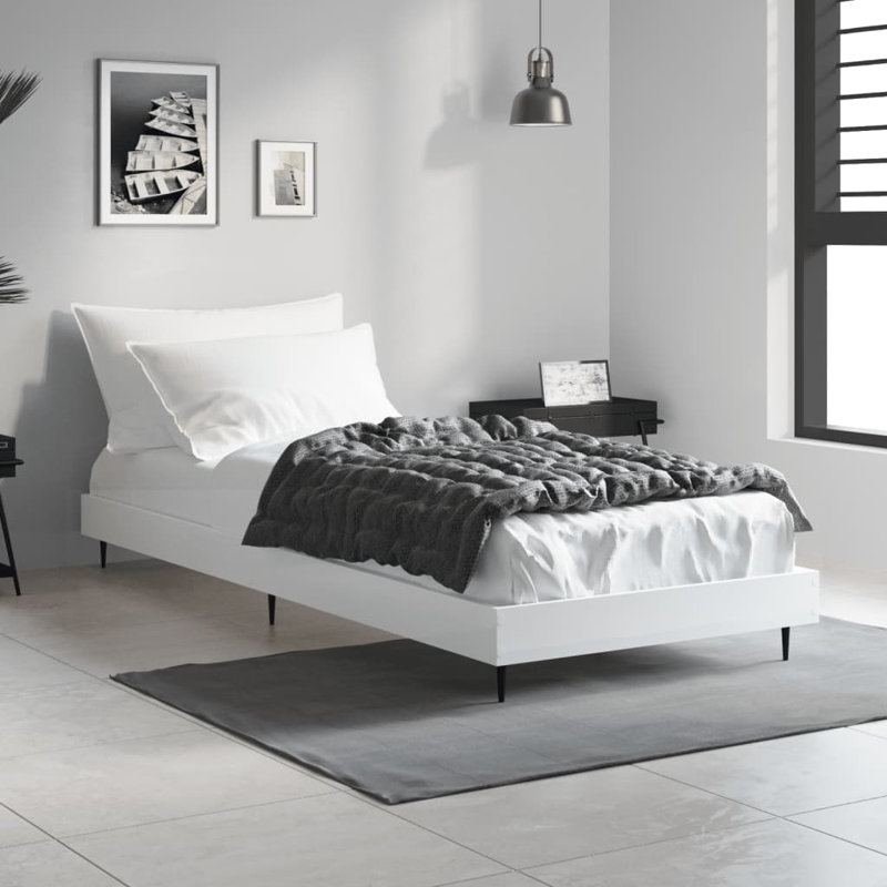 Patrice Bed, White, Small Single (2'6)