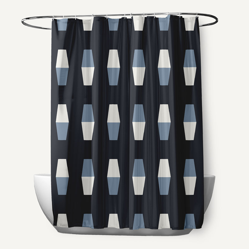 Shower Curtain, Dark Blue