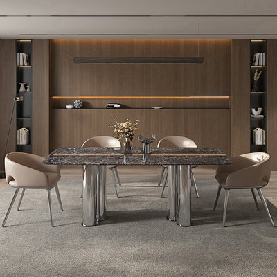 6 - Person Double Pedestal Dining Set