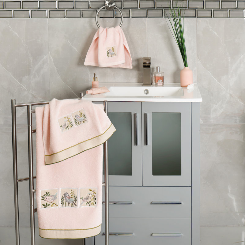 Midweight Bath Towel, Blush