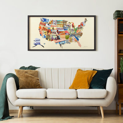 «Across America», art mural sous verre