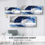Indigo Rings- Gallery Wrapped Canvas -Ready to Hang-107467237