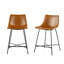 Tabouret de comptoir en similicuir Aobh-1339784389