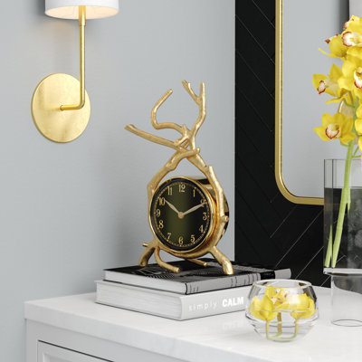 Fostoria Mechanical Tabletop Clock