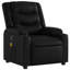 Fauteuil inclinable de massage Vidaxl noir-97814435-128717595