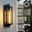Lampe murale d'extérieur 14 "pour la maison, le patio, la porte d'entrée et la lampe extérieure permanente pour le garage-122442367