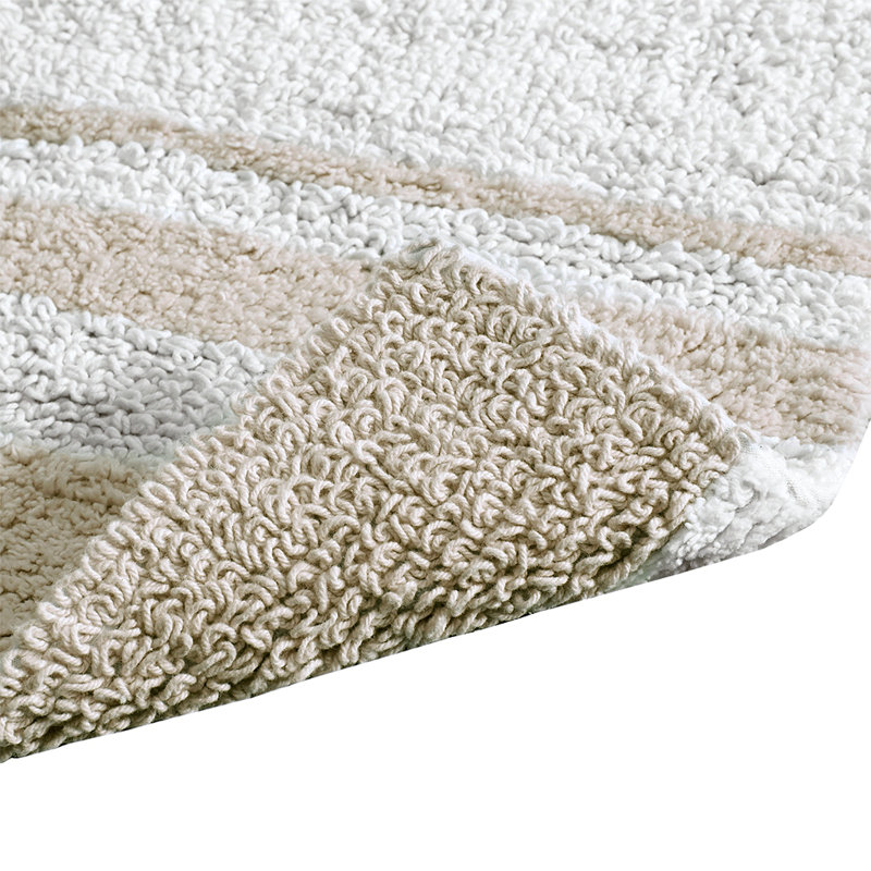 Reversible Bath Rug, Taupe, 72" L x 24" W
