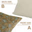 Housse de coussin d'intérieur / extérieur Floral Linen-101814139