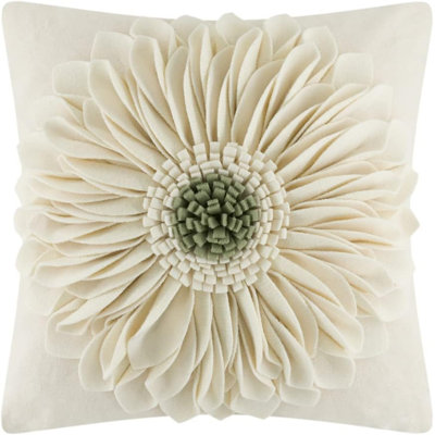3D Sunflower Handmade Throw Pillow Cover