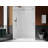 UKS05 66 in. to 72 in. x 80 in. H Frameless Sliding Shower Door in Matte Black with 3/8 in. (31mm) Clear Glass-120905053-121327030