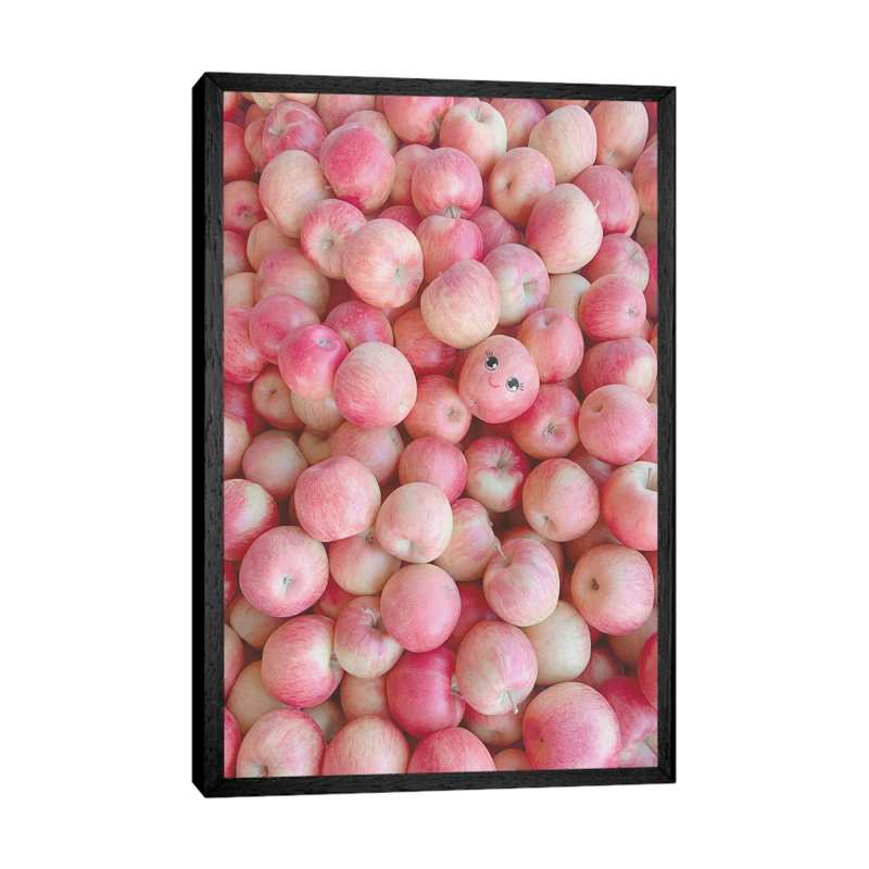 Apple Of My Eye by Erin Summer - Print on Canvas, 66.04cm H x 45.72cm W x 3.81cm D, Black Framed