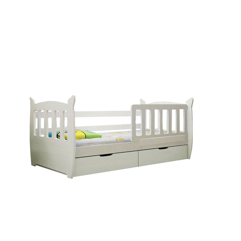 Hielm Kids Bed and Mattress by Harriet Bee, White