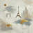 Golden Paris Dream Canvas Print - Eiffel Tower and Arc de Triomphe Design-783290899