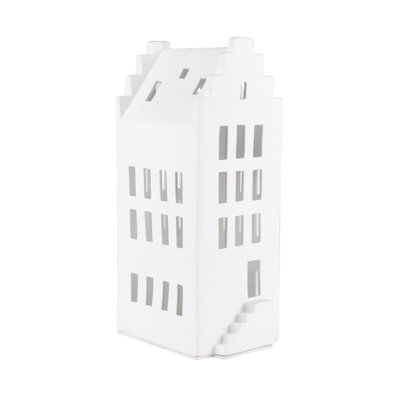 Village House Porcelain Lantern