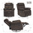 Small Rocker Swivel Recliner Chair For Adults For Small Spaces-314306620