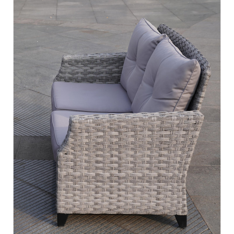 Causeuse d'extérieur avec coussin Harnadar