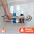 PLUS Shampoo Shelf 16" in Chrome, Decorative Grab Bar with Shelf (500 lb. Capacity)