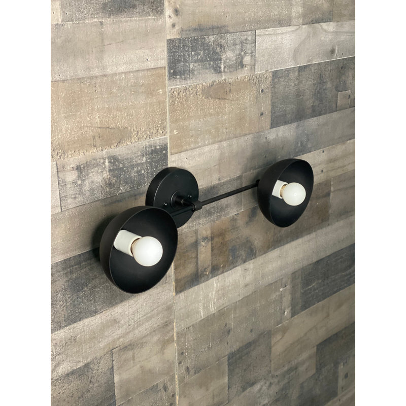 Scheiner Armed Sconce, Matte Black