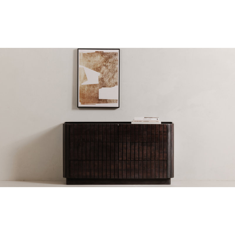 Povera 6 - Drawer Dresser, Black